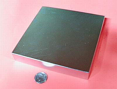 Strong Industrial Magnets 6 in x 6 in x 1 in Neodymium Magnet Block
