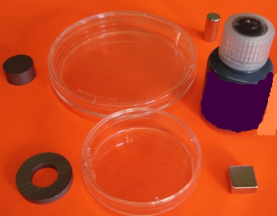 Ferrofluid Science Project Set 4 oz Bottle + Magnets