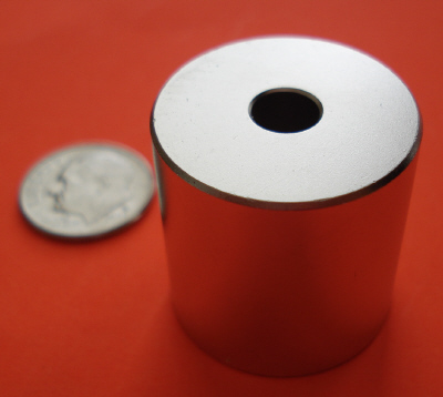 NdFeB Magnets Ring 1 in OD x 1/4 in ID x 1 in Neodymium