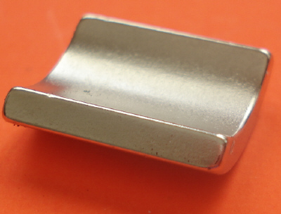 lindre Ekspedient Hound Pair of High Temp Neodymium Magnets 1" OD x 3/4" ID x 3/4" 90 Deg Arc N42SH  - Applied Magnets - Magnet4less