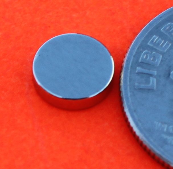 Rare Earth Neodymium Magnets 1/4 in X 1/16 in Discs