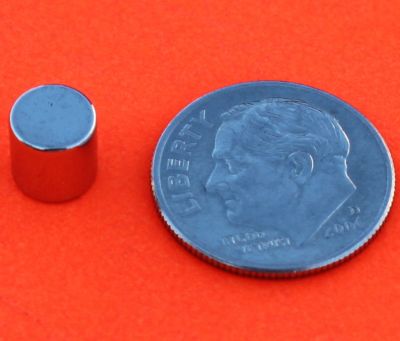 Grade N48 Neodymium Rare Earth Magnet 1/8" x 1/4" Cylinders 