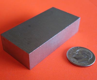 SmCo Magnets 2 in x 1 in x 1/2 in Samarium Cobalt Block Magnet